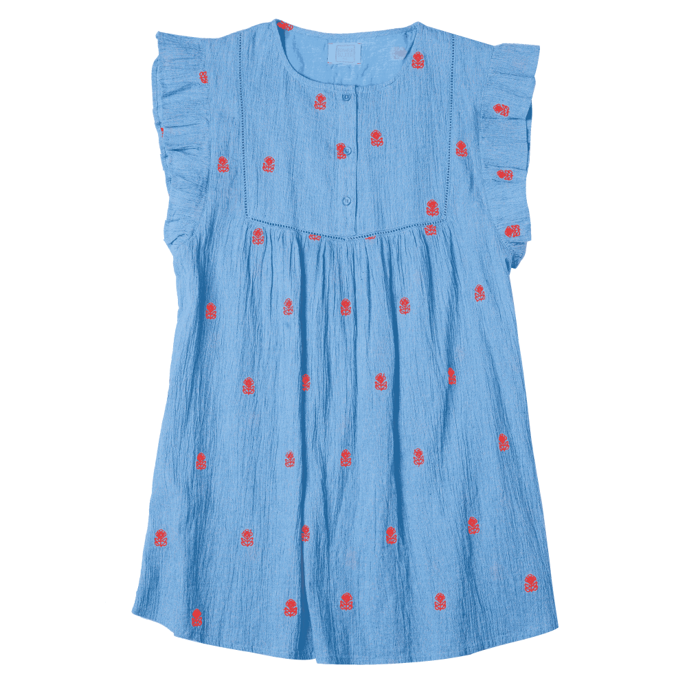 Women Blouse Cocotier Blue - Bonheur du Jour