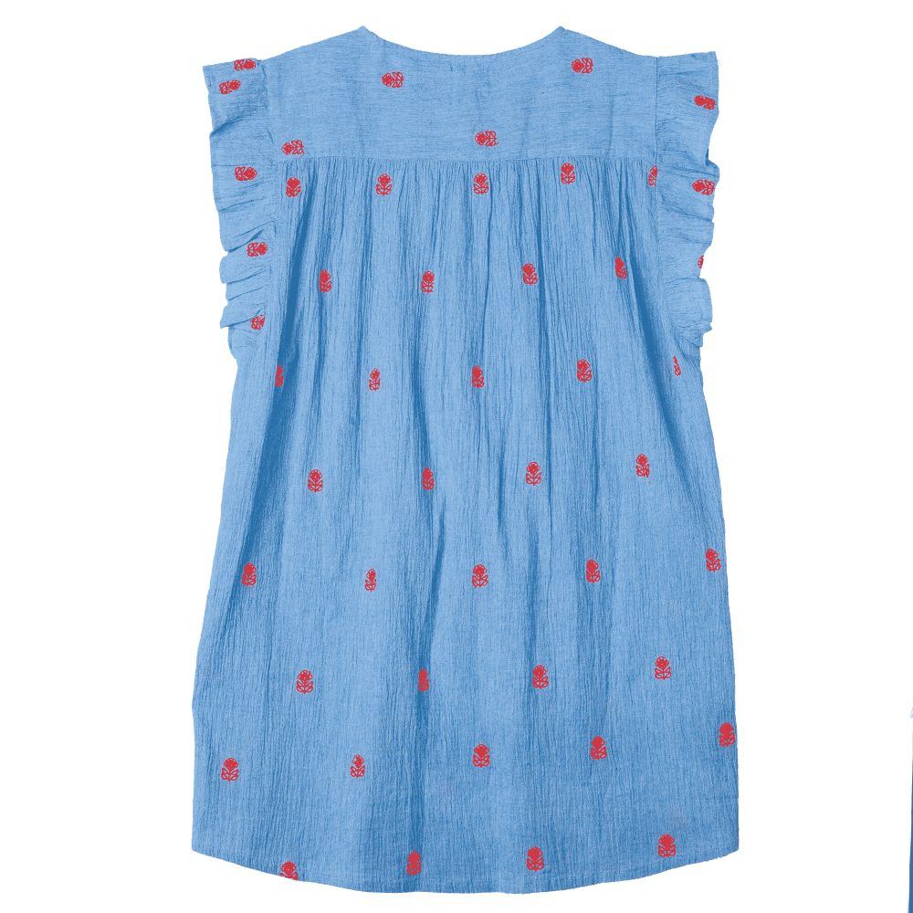 Women Blouse Cocotier Blue - Bonheur du Jour