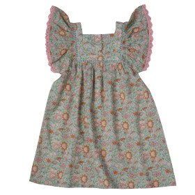 Girl Dress Honolulu Vert
