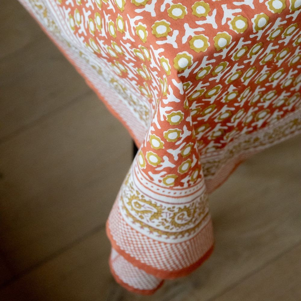 NAPPE ANCIENNE PETITS JOURS ET BRODERIES | Les tissus anciens