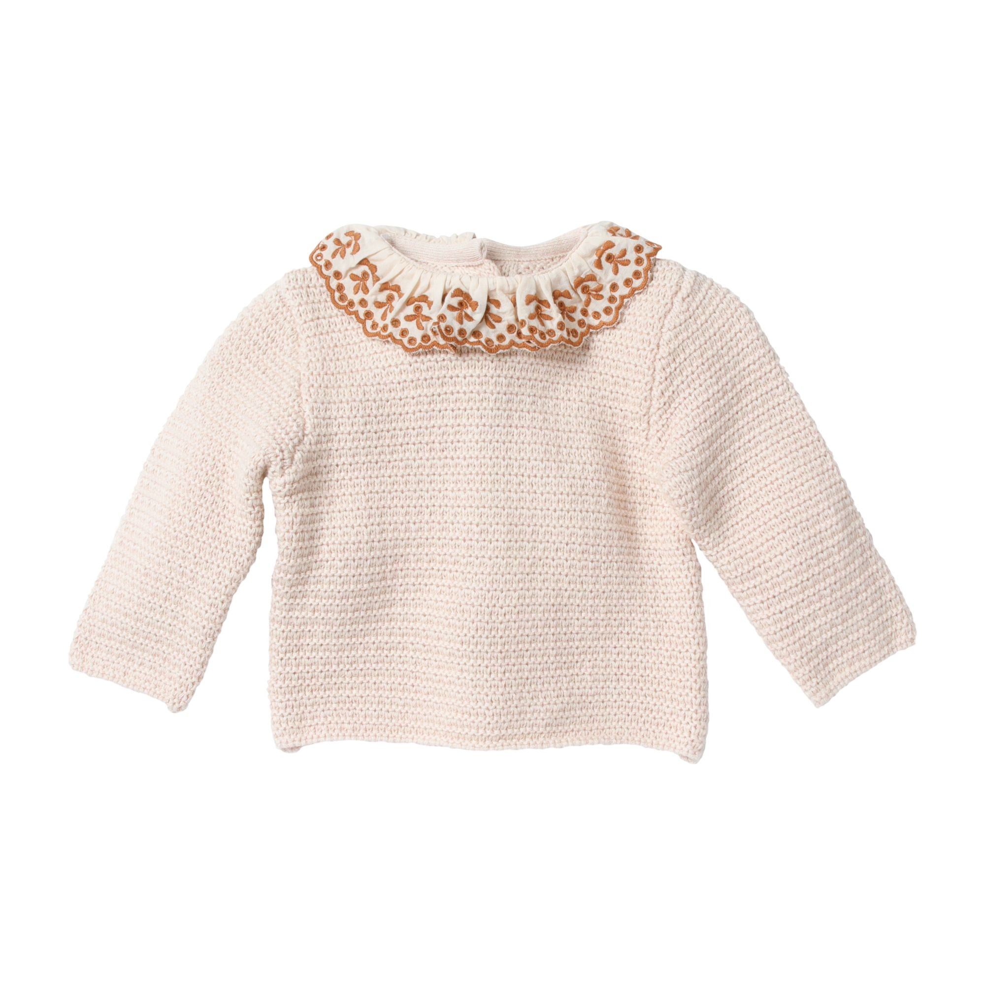 Embroidered collar sweater VANESSA Bonheur du Jour