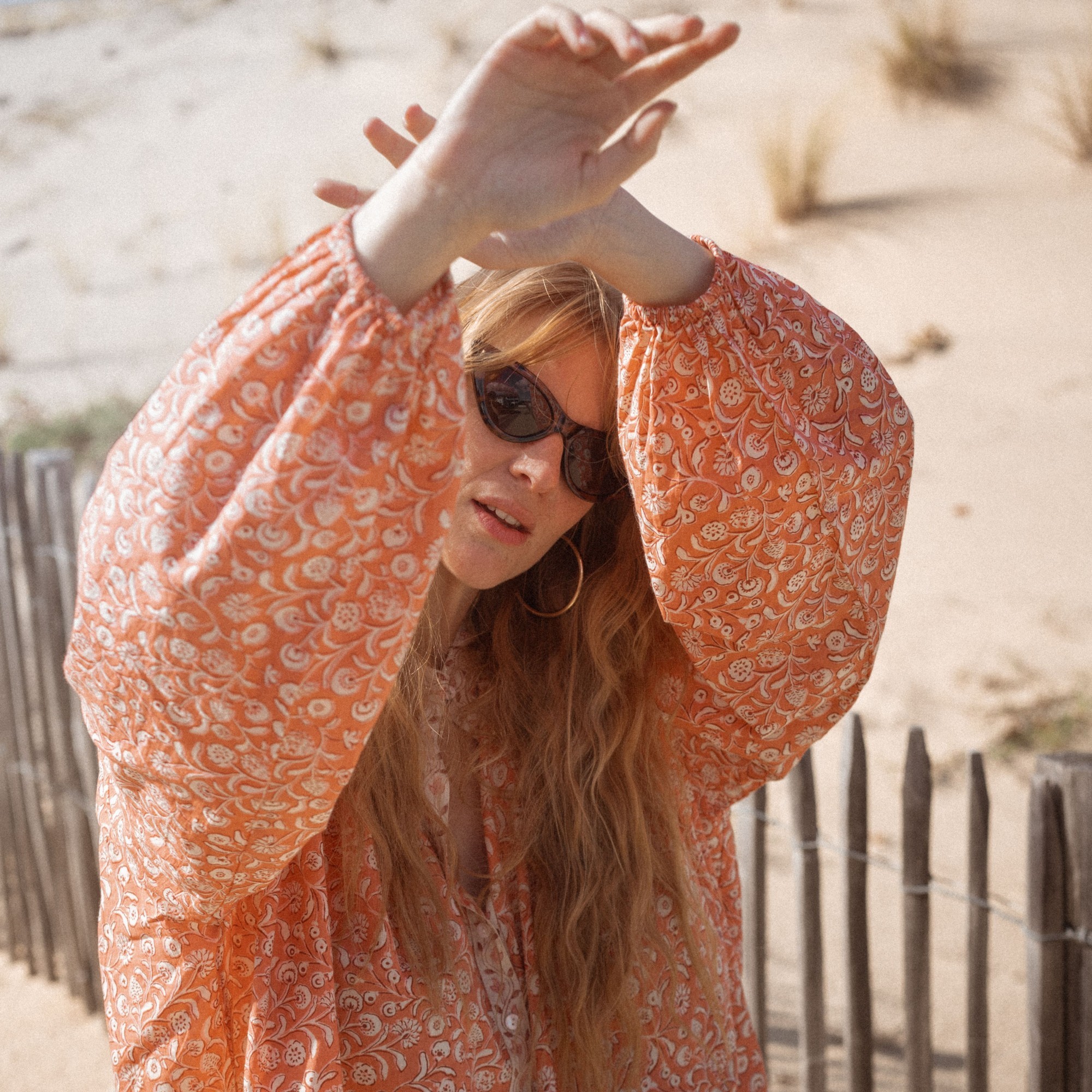 Blouse Femme Oriana Corail Bonheur du Jour