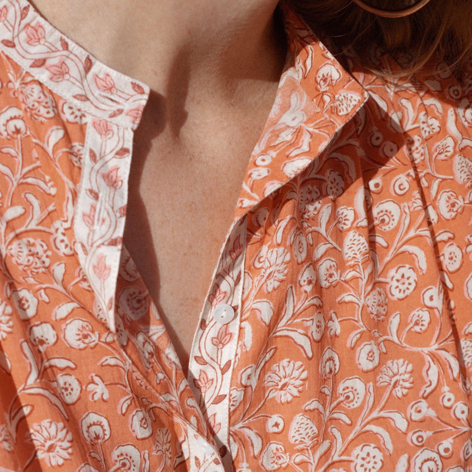 Chemise,Chemisier en mousseline de soie à manches longues,haut à